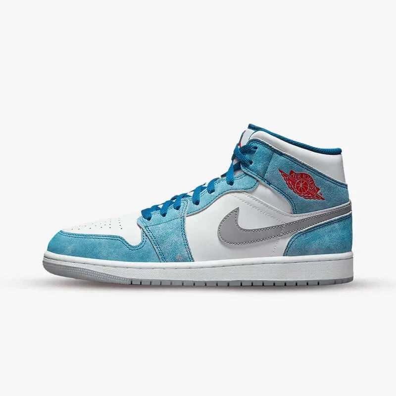 Air Jordan 1 Mid French Blue Fire Red - - SNEAKERLAND